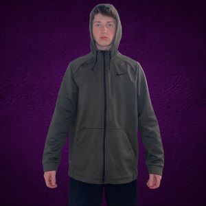Nike DRI-FIT Green Zip-Up Hoodie